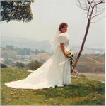 Lisa Emond on her wedding day